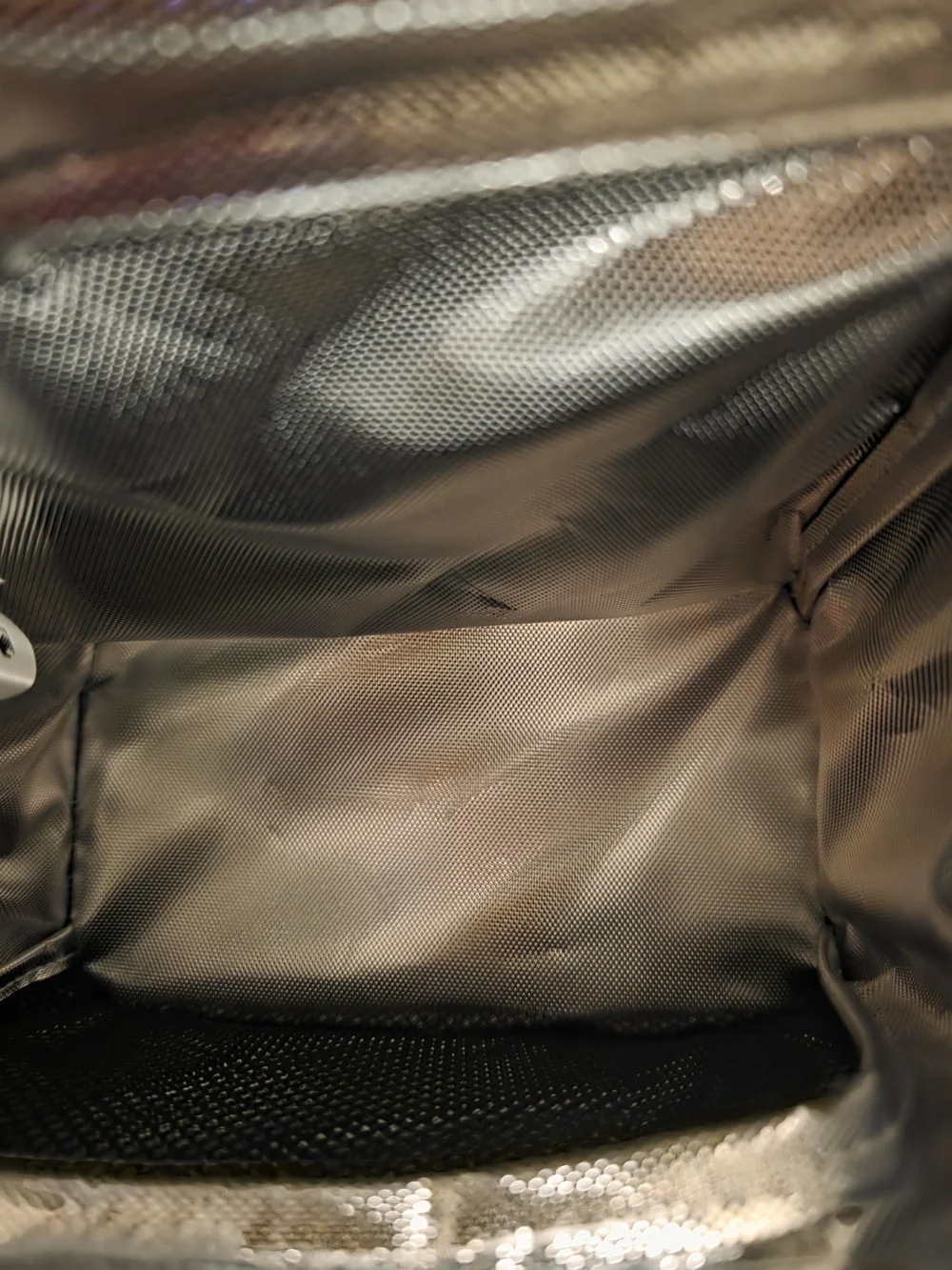 adidas Black Backpack with Pastel Pink and Light Blue Panels And Lunch Bag